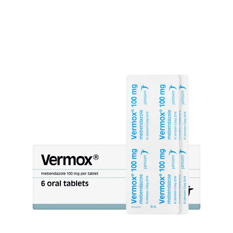 Vermox 100Mg 6 Tablets