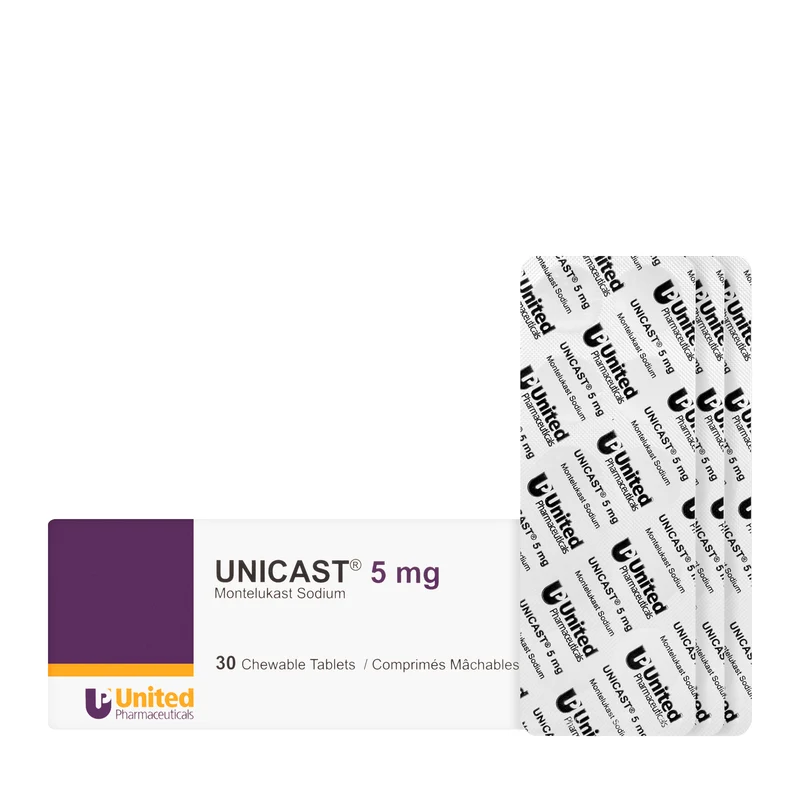 Unicast 5Mg Chewable 30 Tablets