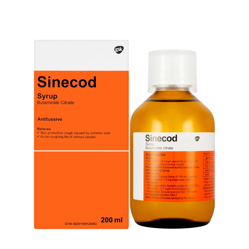Sinecod Syrup 200Ml