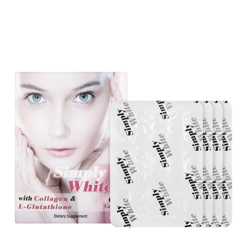 Simply White Collagen & L-Glutathione 60 Capsules