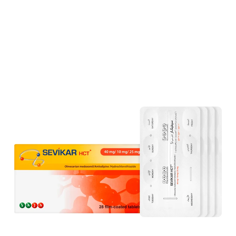 Sevikar Hct 40Mg/10Mg/25Mg 28 Tablets