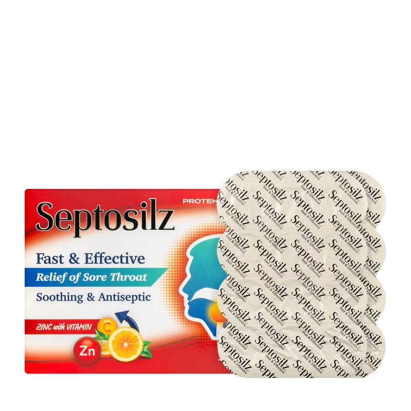 Septosilz Zinc With Vitamin-C 24 Lozenges