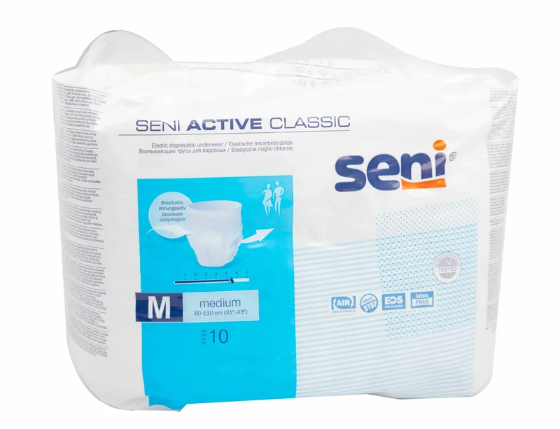 Seni Active Classic Underwear [Medium] 10 Pieces