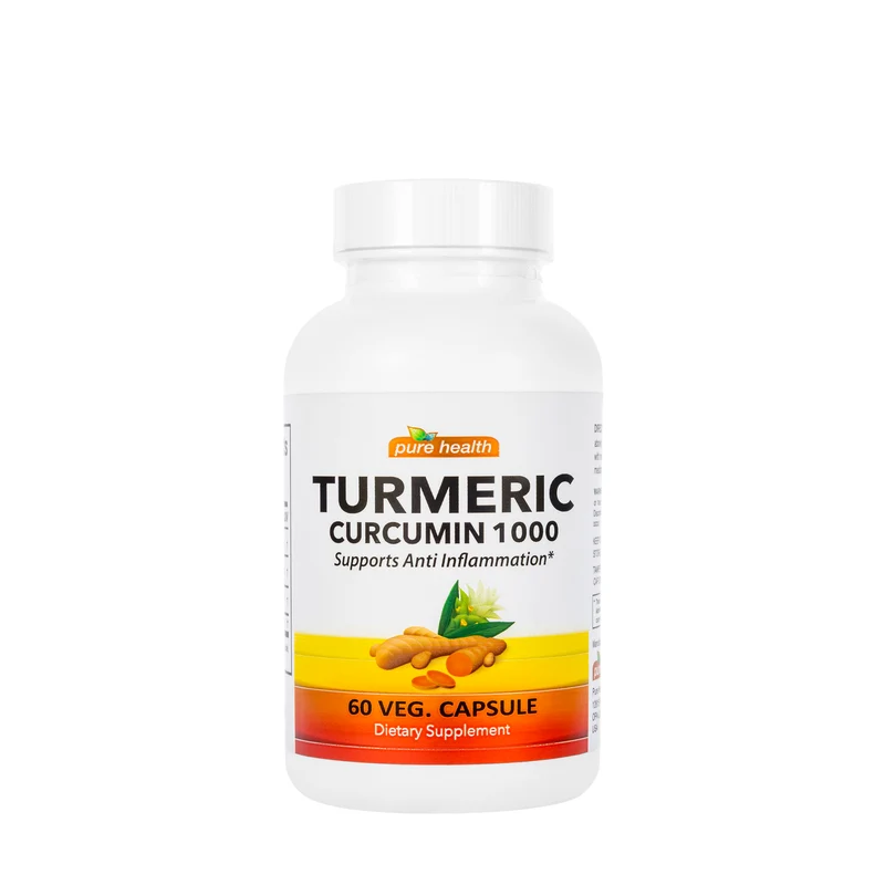 Pure Health Turmeric Curcumin 1000mg 60 Capsules