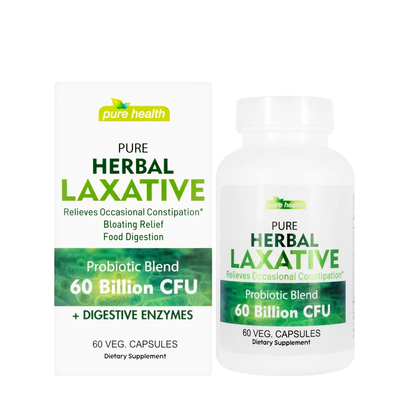 Pure Health Pure Herbal Laxative 60 Billions CFU 60 Capsules