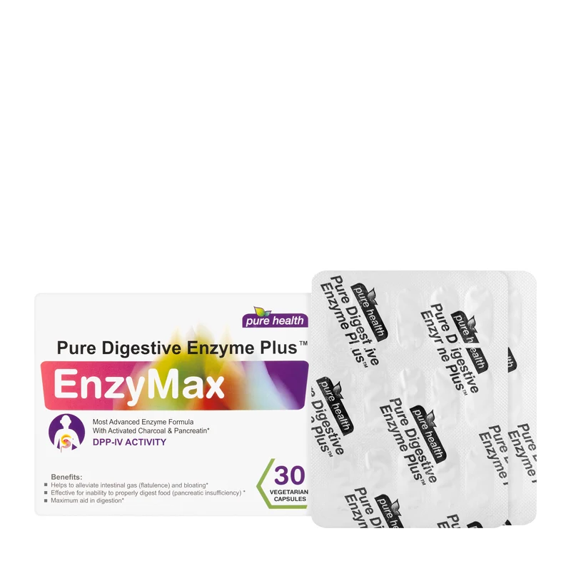 Pure Health Enzymax Pure Digestive Enzyme Plus 30 Capsules