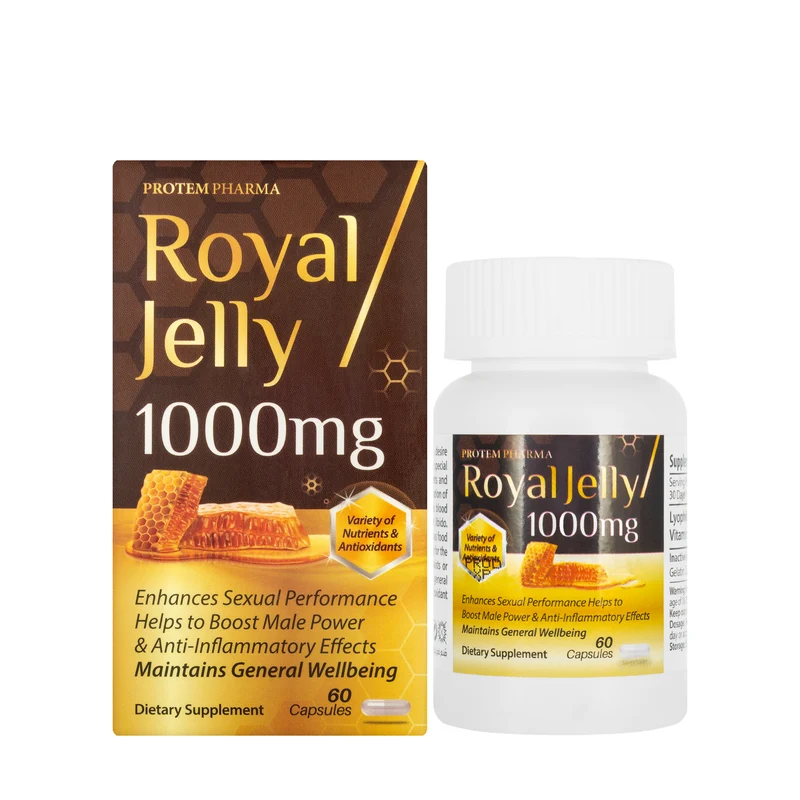 Protem Pharma Royal Jelly 1000mg 60Capsules