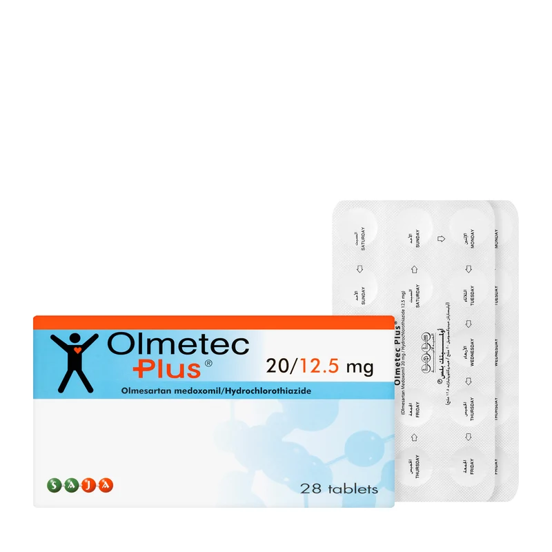 Olmetec Plus 20/12.5Mg 28 Tablets