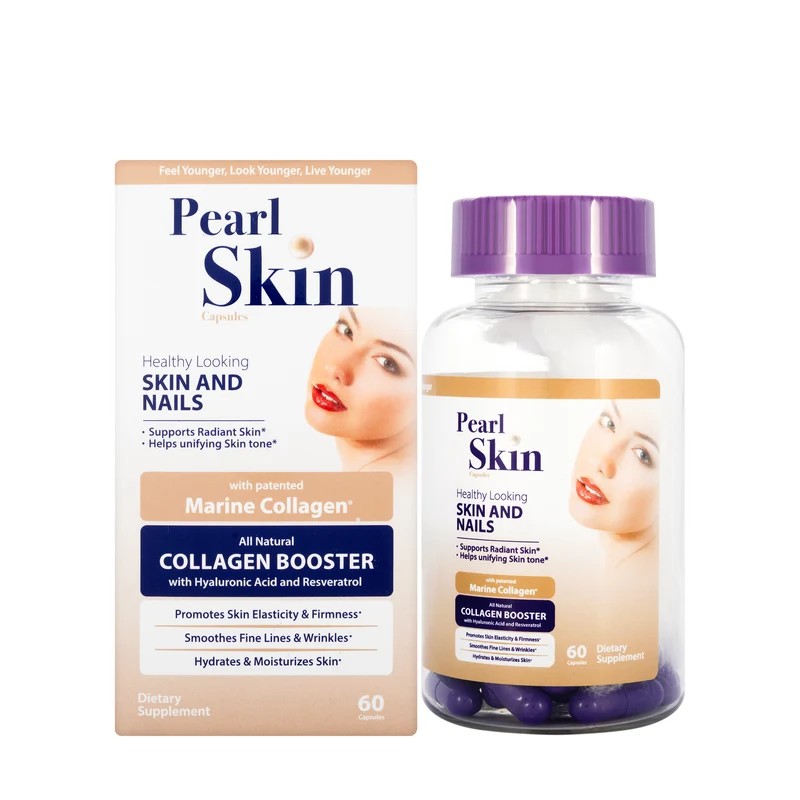 Pearl Skin Collagen Booster Skin and Nails 60 Capsules