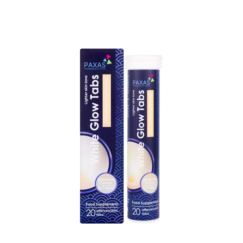 Paxas White Glow Tabs 20 Effervescent Tablets