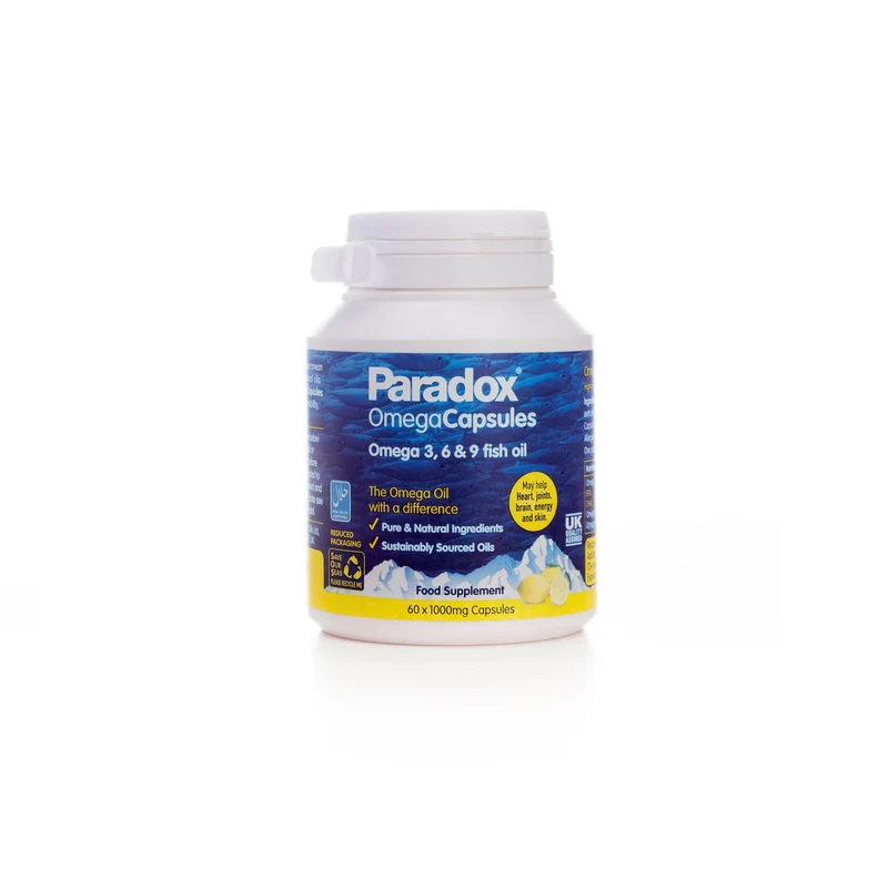 Paradox Omega 3,6&9 Fish Oil 1000 mg 60 Capsules
