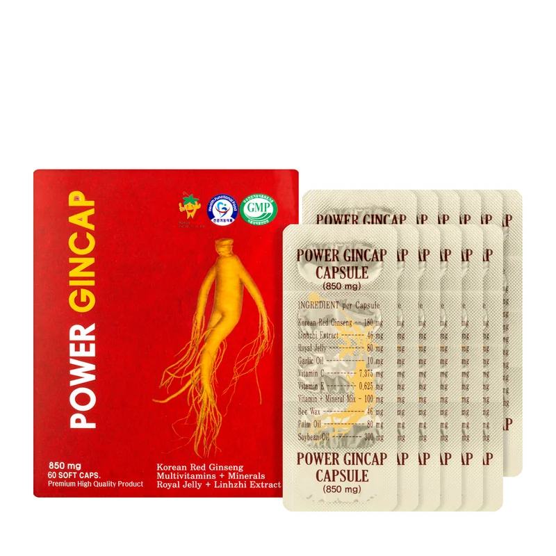 Power Gincap 60 Capsules