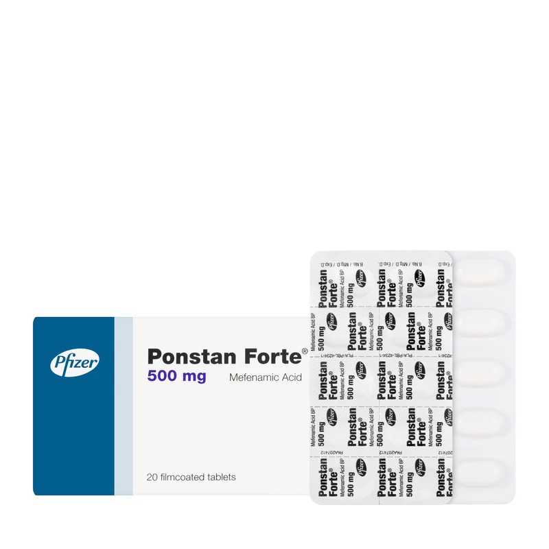 Ponstan Forte 500Mg 20 Tablets