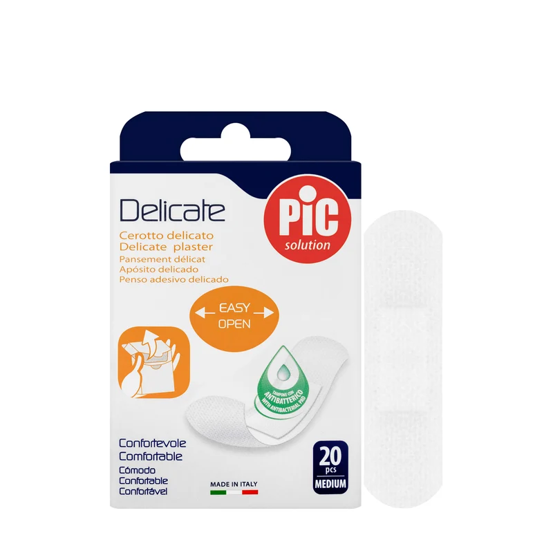 Pic Solution Delicate Plaster 19X72 Mm [Medium] 20 Pieces