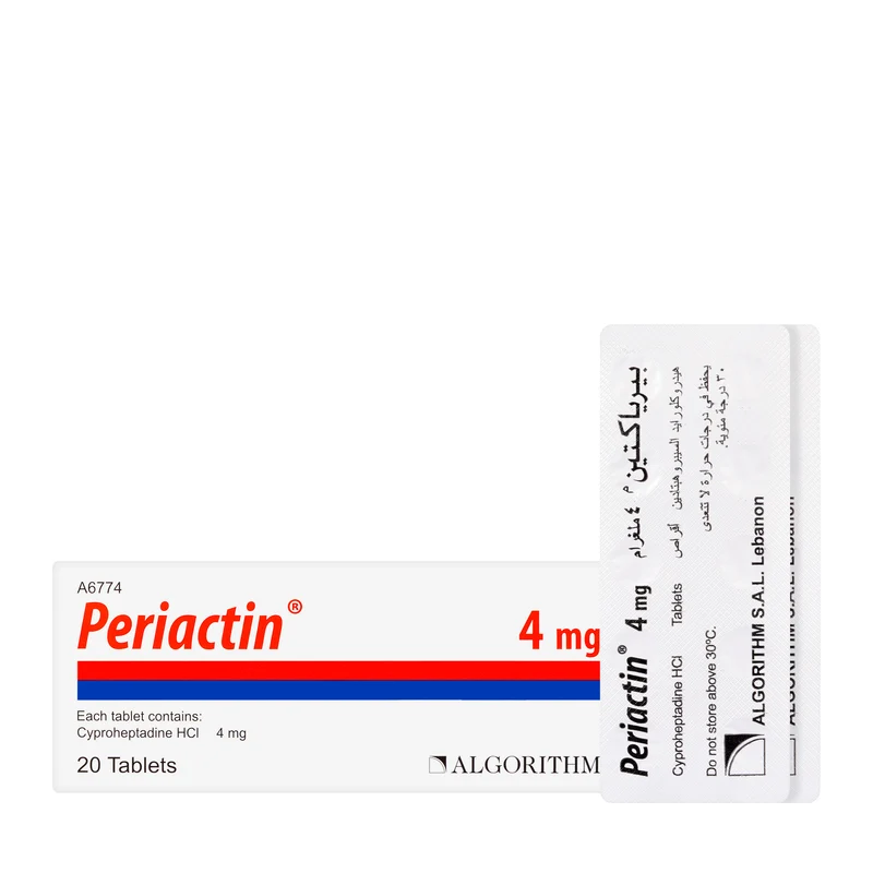 Periactin 4Mg 20 Tablets