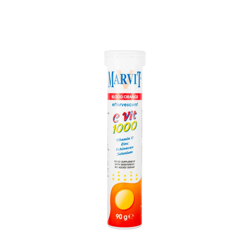 Marvit Vitamin-C 1000 mg 20 Effervecent Tablet