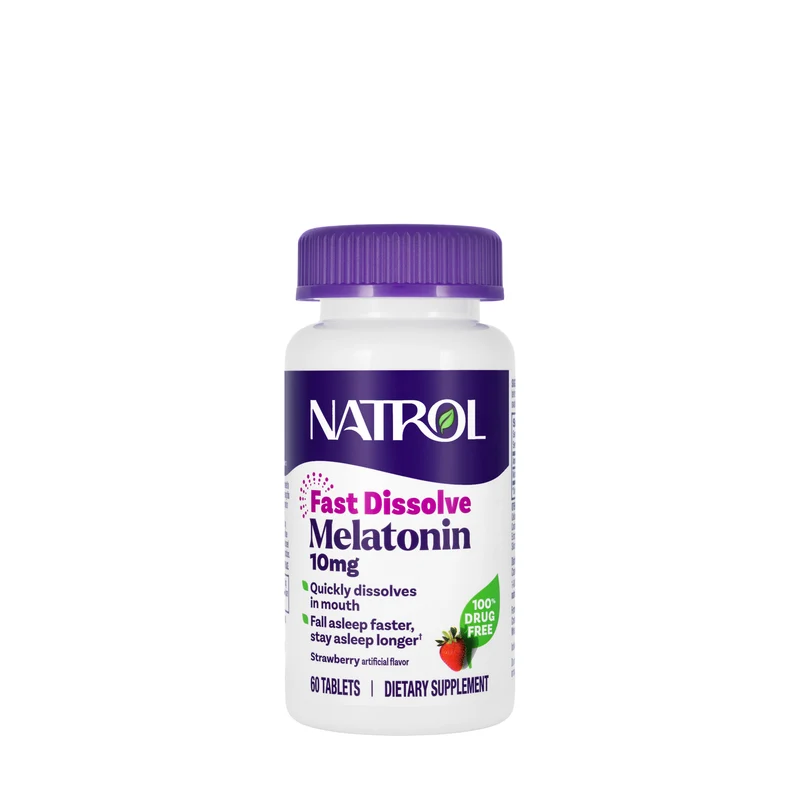 Natrol Melatonin Sleep 10 mg 60 Fast Dissolve Tablet [Strawberry]