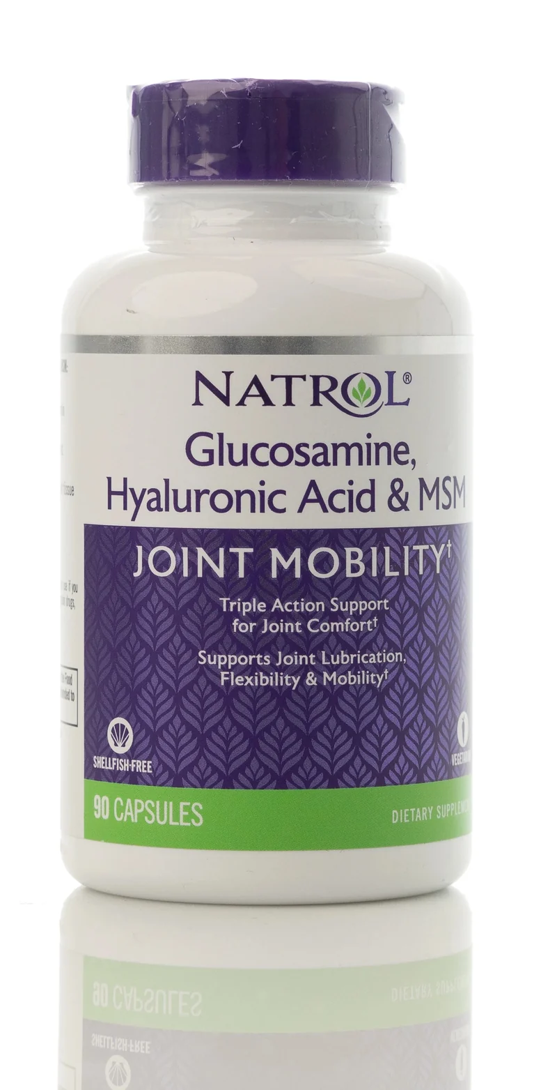 Natrol Glucosamine,Hyaluronic Acid & MSM (Joint Health) 90 Capsules