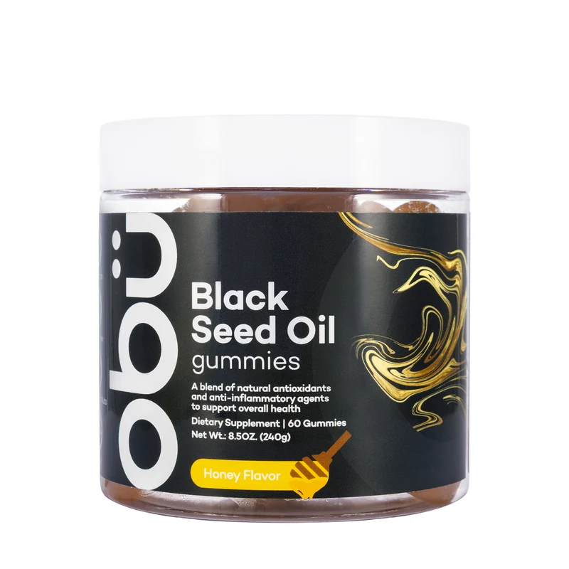 OBU Black Seed Oil Gummies Honey Flavor 60 Gummies