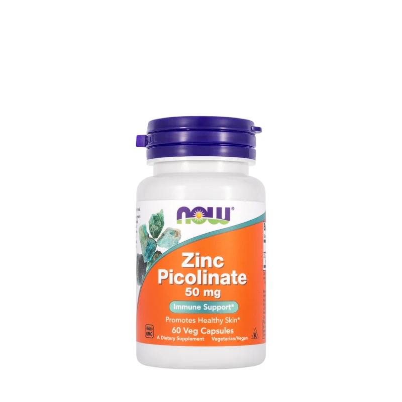 Now Zinc Picolinate 50mg 60 Veg Capsules