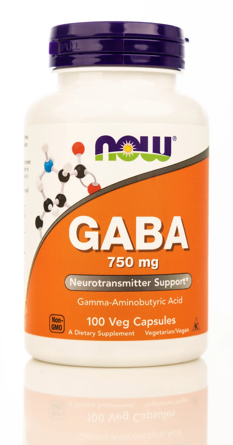 Now GABA 750mg 100 Veg Capsules
