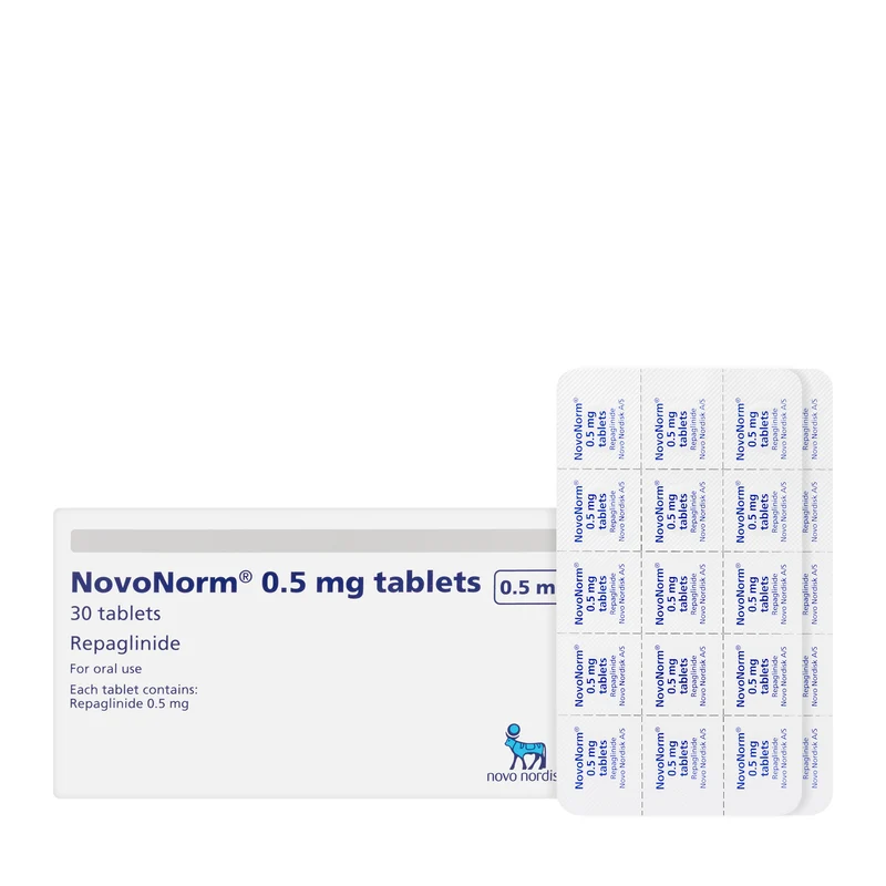 Novonorm 0.5Mg 30 Tablets