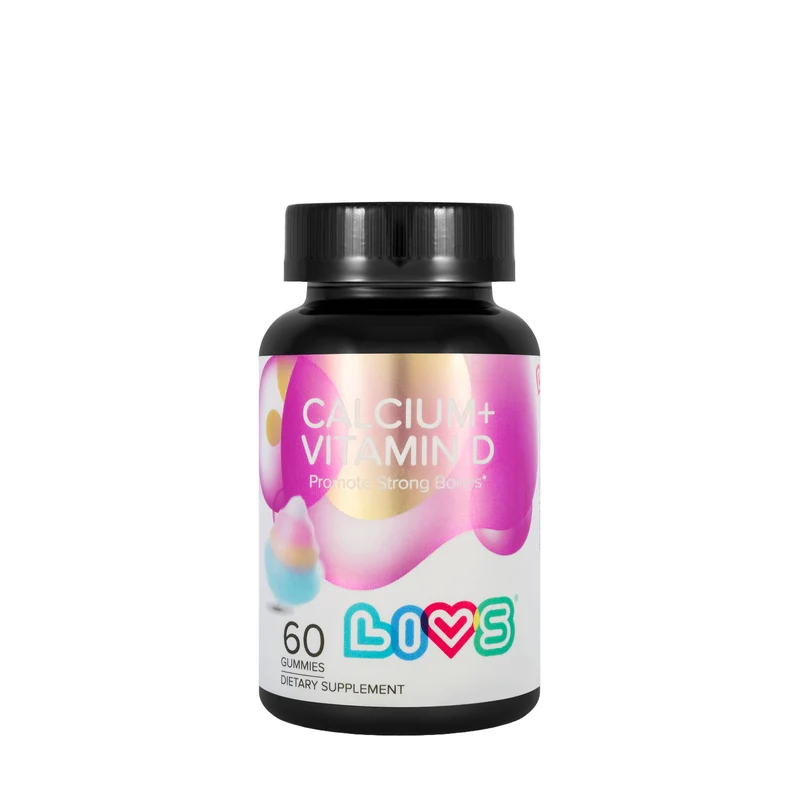 Livs Calcium + Vitamin D 60 Gummies