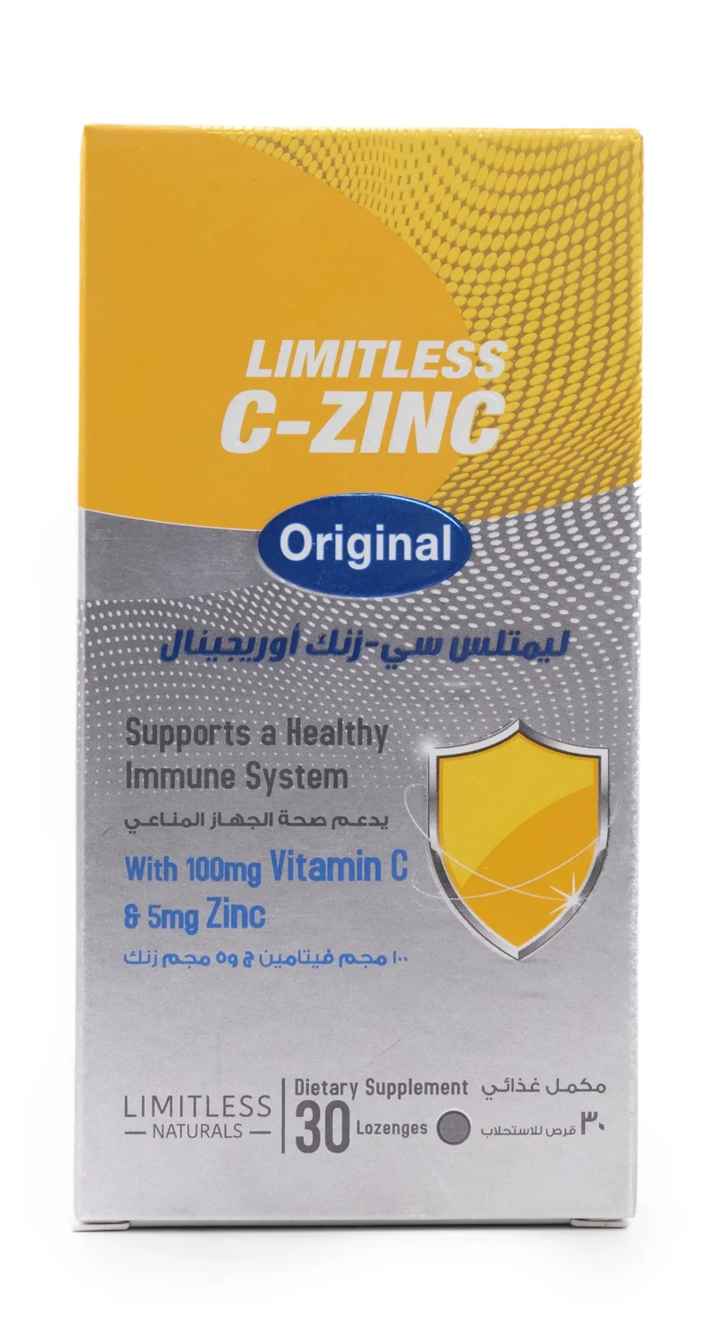 Limitless C-Zinc Original 30 Lozenges