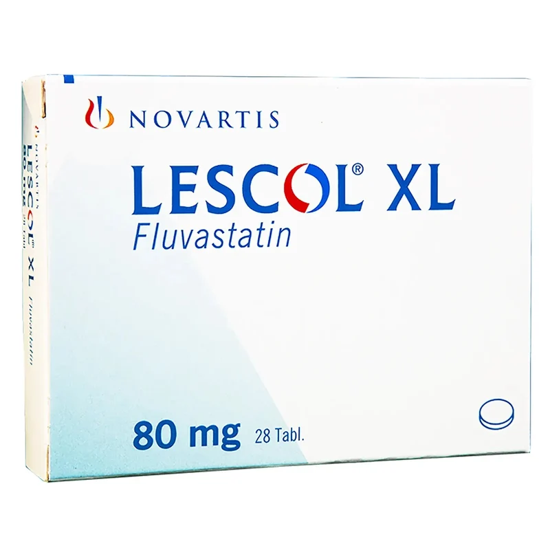 Lescol Xl 80Mg 28 Tablets