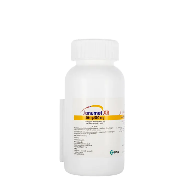 Janumet Xr 50/500Mg 56 Tablets