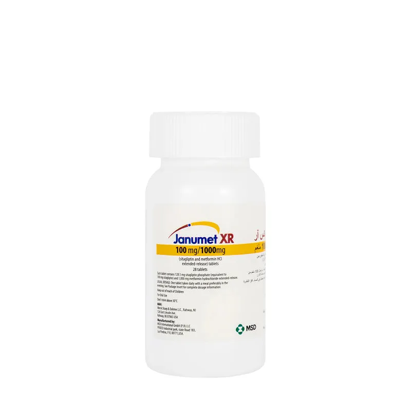 Janumet Xr 100/1000Mg 28 Tablets