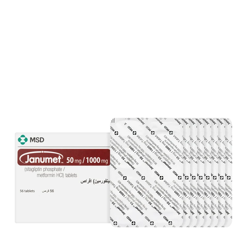 Janumet 50/1000Mg 56 Tablets