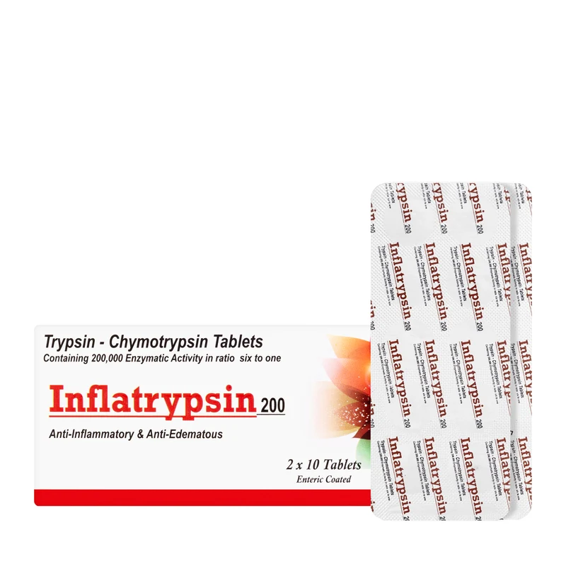 Inflatrypsin 200Mg 20Tabets