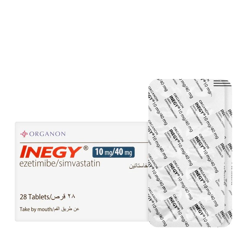 Inegy 10 Mg/40Mg 28 Tablets