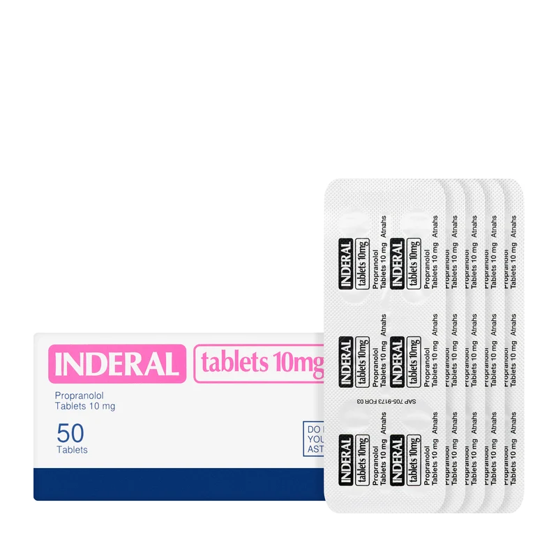 Inderal 10Mg 50 Tablets