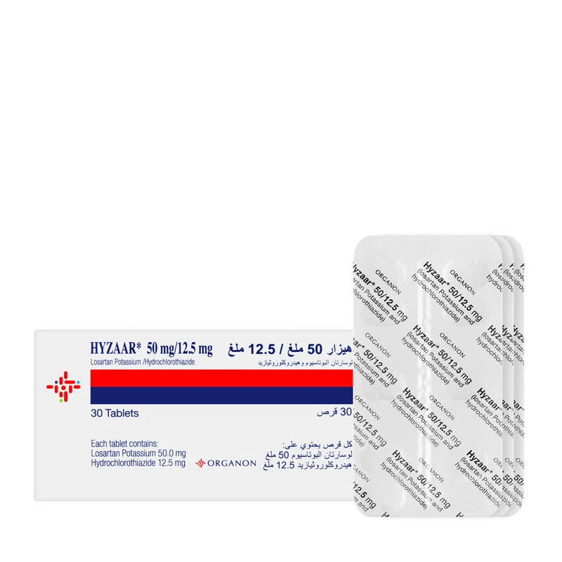 Hyzaar 50/12.5Mg 30 Tablets