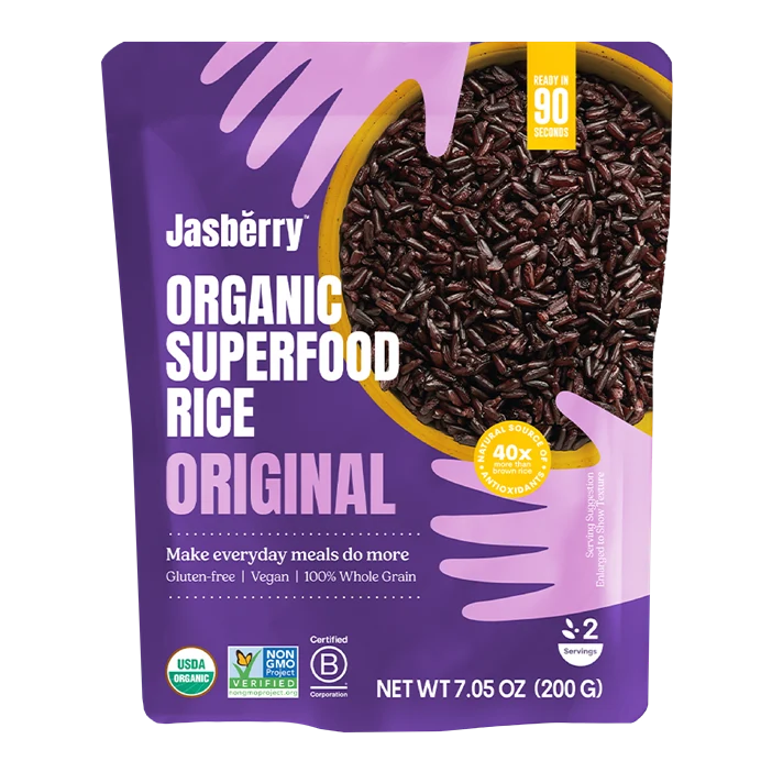 Glutenfreier Vollkornreis EXPRESS JASBERRY BIO 200 g - JASBERRY RICE (CALORIE WATCHERS)