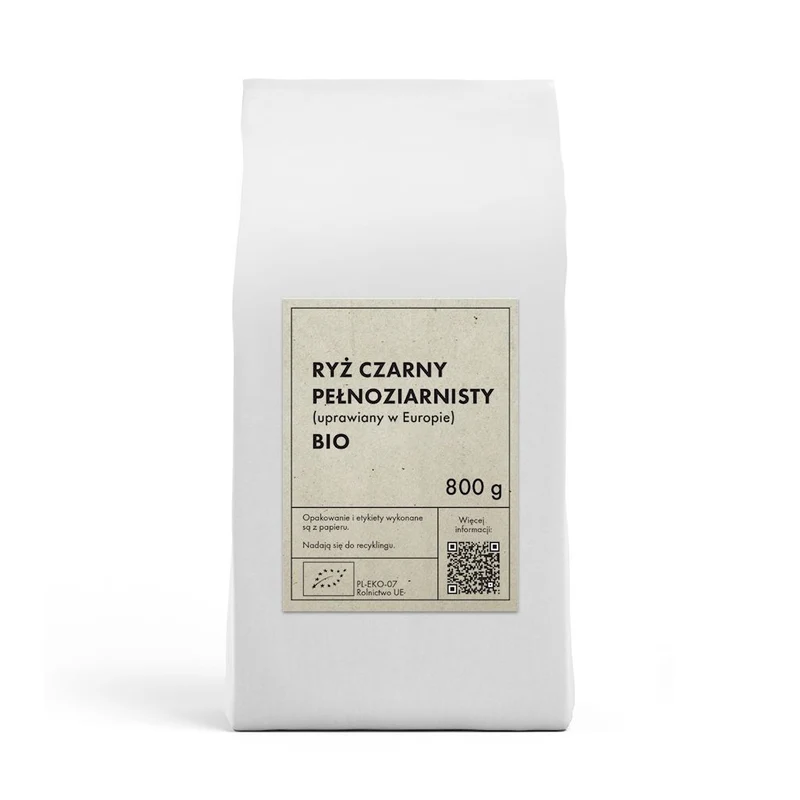 SCHWARZER REIS (ANGEBAUT IN EUROPA) BIO 800 g - THE PLANET