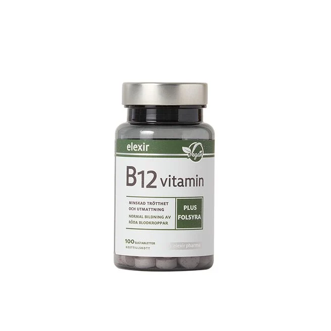 Vitamin B-12 Vegan 100 tabletter