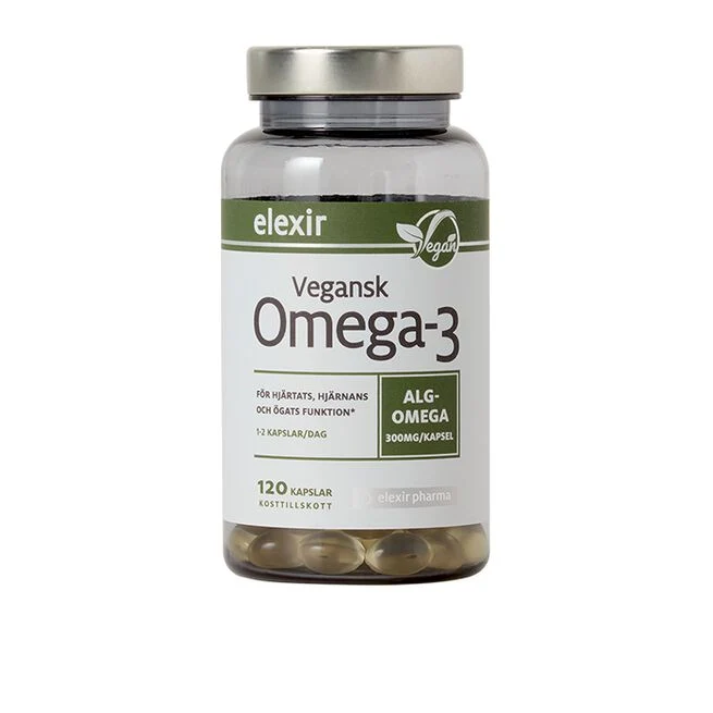 Vegansk Omega-3 120 kapslar