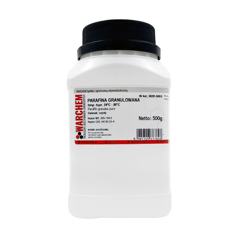 GRANULATED PARAFIN t.t. 54-56 - rein 500g WARCHEM