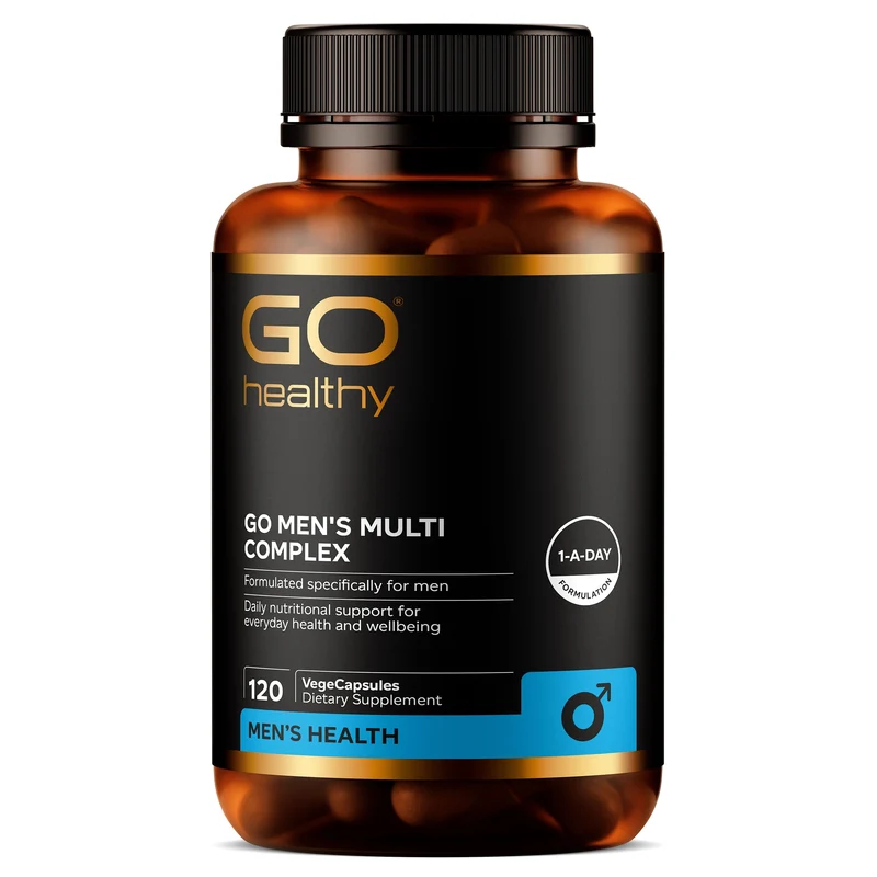 GO Healthy GO Men's Multi Advanced 120 VegeCapsules