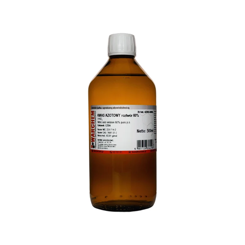 Salpetersäure 60%ige Lösung - CZDA 500ml WARCHEM