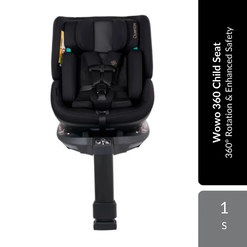 Quinton Wowo 360 Child Seat 1s | 360° Rotation & Enhanced Safety For Comfortable Travel