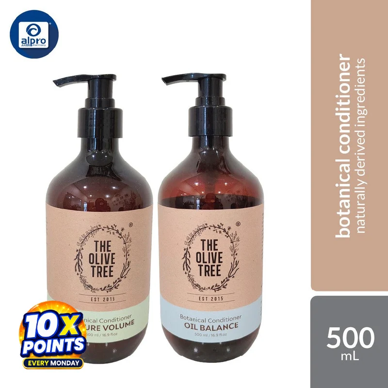 The Olive Tree Conditioner (Nature Volume / Oil Balance) 500mL | Naturally Derived Ingredients