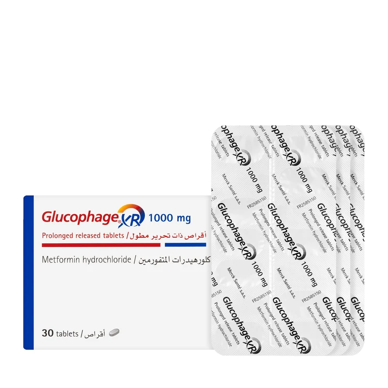 Glucophage Xr 1000Mg 30 Tablets