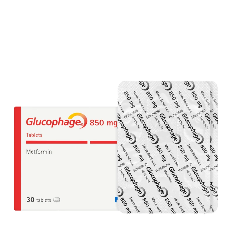 Glucophage 850Mg 30 Tablets