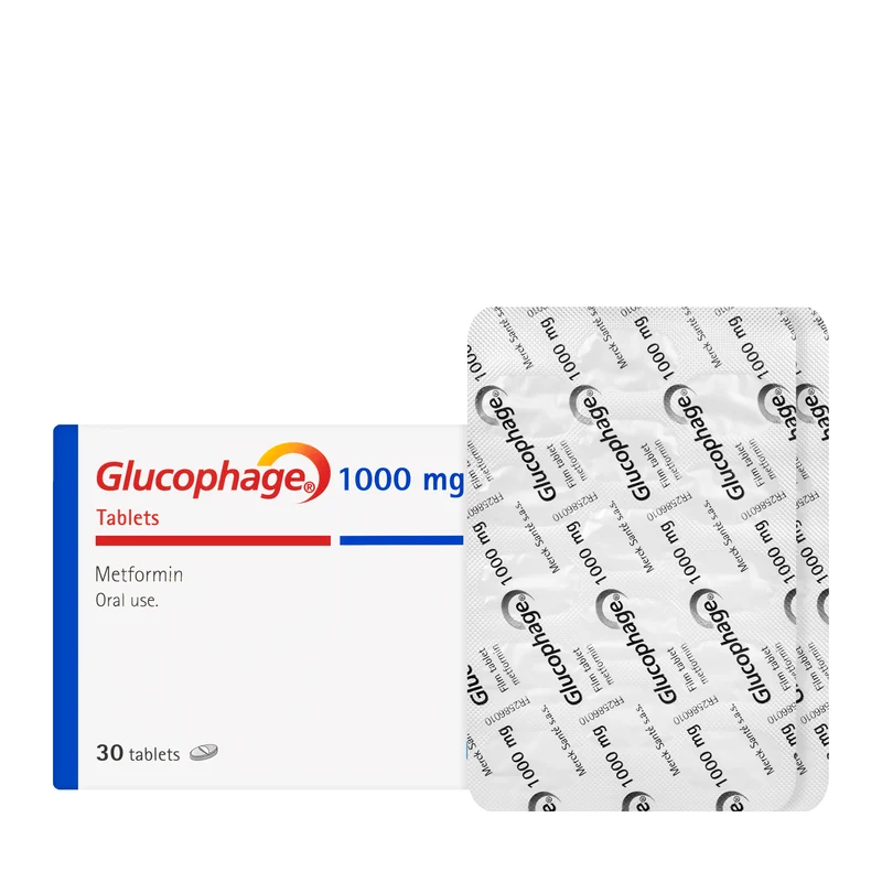 Glucophage 1000Mg 30 Tablets