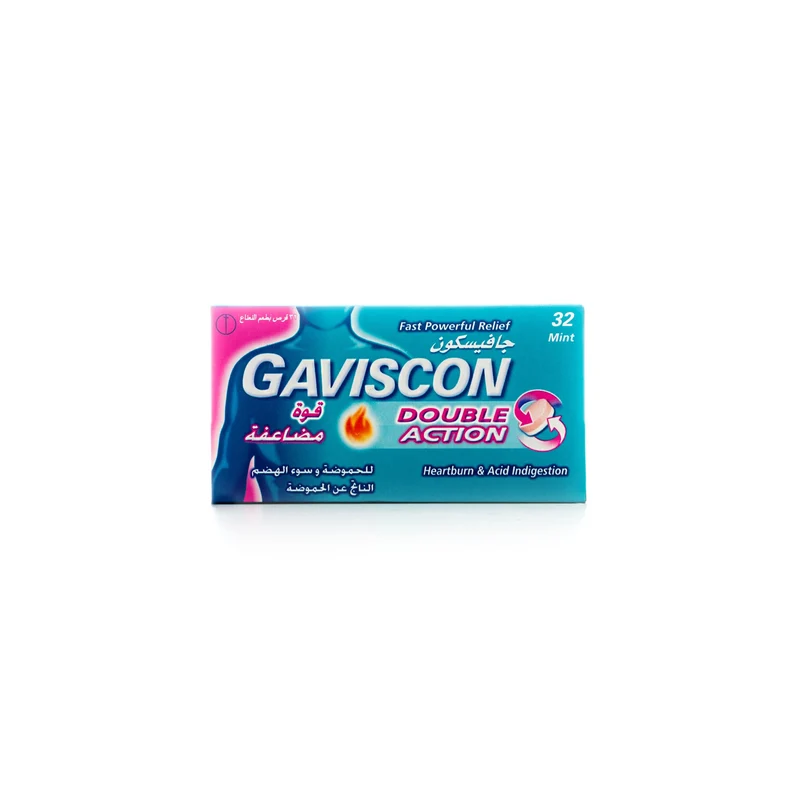 Gaviscon Double Action Mint 32 Chewable Tablets