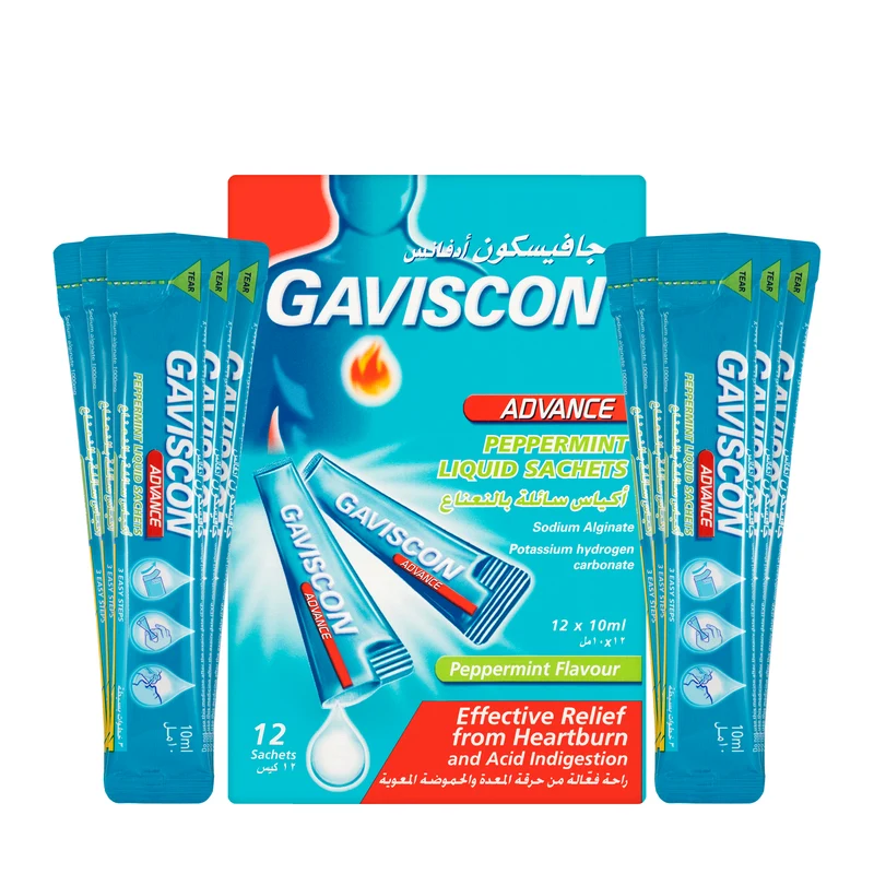 Gaviscon Advance Peppermint Sachets 12X10Ml